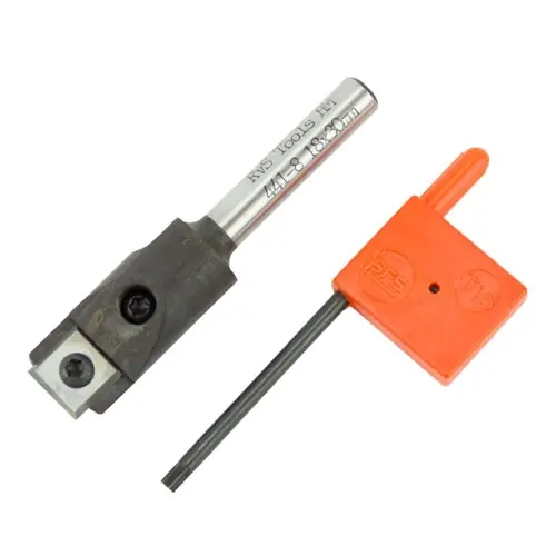 Hoog gewaardeerd | Hm 441-8 groeffrees Ø 18 x 30 mm met wisselmessen (schacht 8 mm)