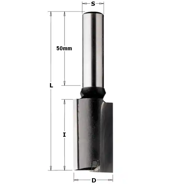 CMT 177.100.11 10 mm Groeffrees snijfrees extra lang schacht 12 mm - Rechtstreeks uit de fabriek