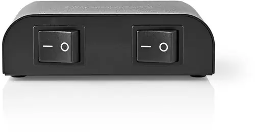 Nedis Speaker Control Box 2 poorten Terminal Schroeven 4-16 Ohm 150 W 1 stuks - ASWI2612BK ASWI2612BK | Slechts tijdelijk
