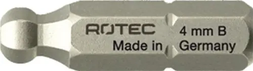 Aanbieding loopt bijna af - Rotec PRO Insertbit inbus SW5,0 L=25mm C 6,3 Kogelkop BASIC - 10 stuks - 8111050 - 811.1050