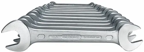 Direct leverbaar - Gedore Steeksleutelset 12-dlg. - 6078350