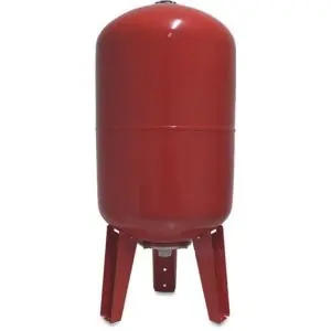 Tijdelijke aanbieding - Varem hydrofoorketel staal poedercoating 1 inch buitendraad 10 bar rood 80 L type verticaal 0920566
