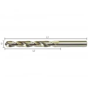 Laatste dagen - Labor AL000380 spiraal metaalboor DIN 338 HSS-G geslepen 3.8x39/70 mm AL000380