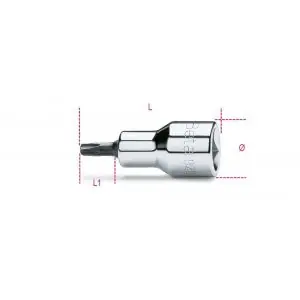 Beta 920TX schroevendraaier bitdop 1/2 inch Torx 40 mm 920TX-L 40 009200535 - Topkwaliteit