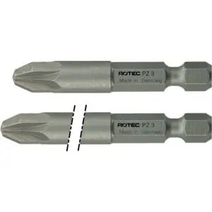 Extra voordeel - Rotec 805 krachtbit Basic E6.3 Pozidriv PZ 1x110 mm set 10 stuks 805.0010