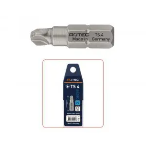 Extra korting - Rotec 815.1 schroefbit Basic C6.3 Torq-Set TS 4x 25 mm set 2 stuks 815.10042