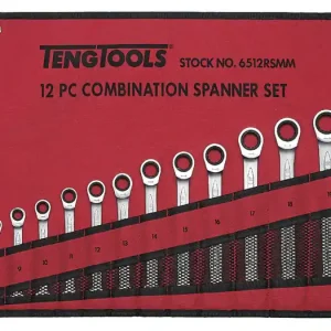12delige ratel-steekringsleutelset Teng Tools | Extra korting